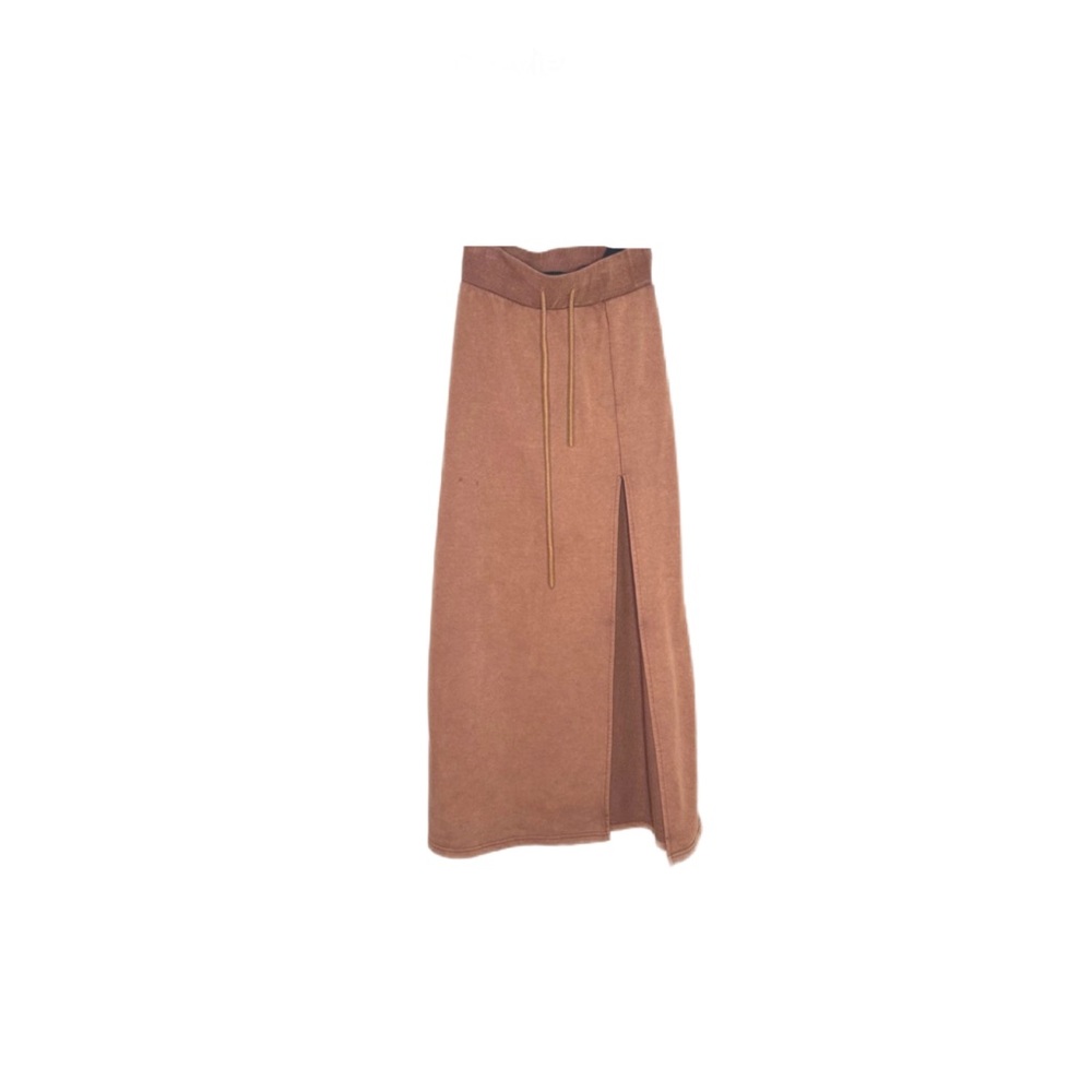 House of Harlow camel  maxi sweater skirt